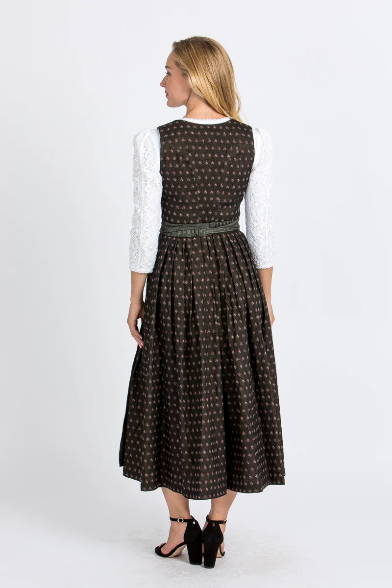 Gottseidank Dirndl Monika schwarz/oliv