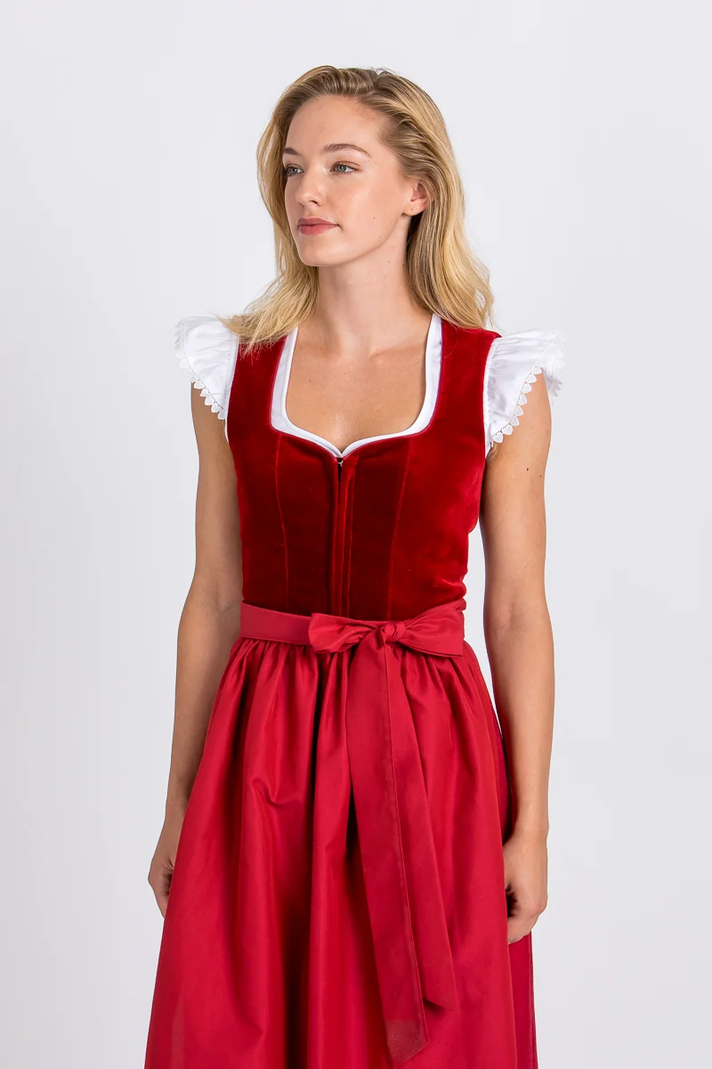 Almliebe Dirndl Christl rot