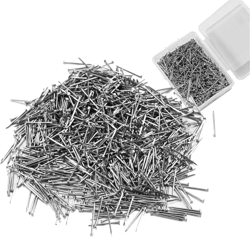50 gr. ca - 1500 Stk. Reißnagel Reissnagel Kopfstifte Stecknadel Stecknadeln 13mm Kopf zum Basteln & Nähen wie Ostern