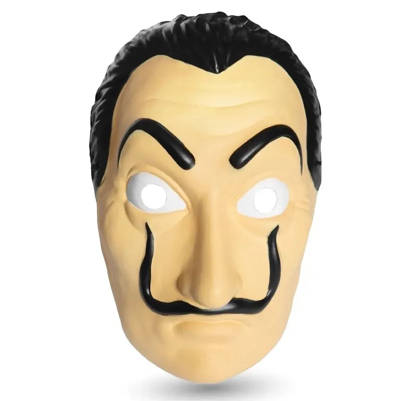 Maske Kostüm - Haus des Geldes Verkleidung casa del papel Bella Ciao Haus für Herren, Damen Erwachsene mit Maske bekannt aus Haus des Geldes - Faschin
