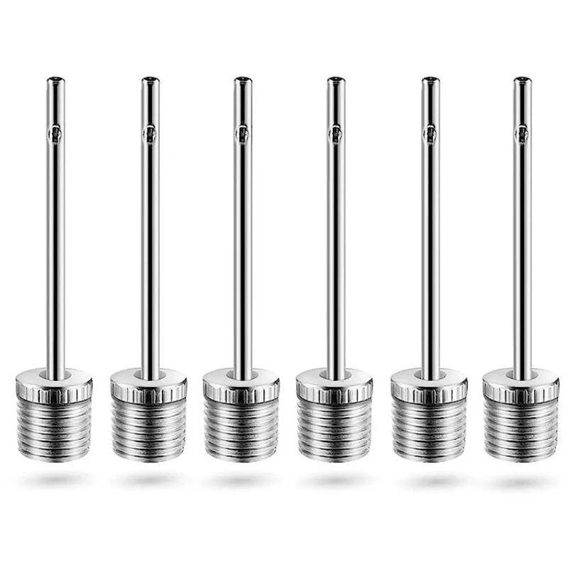 6x Ballpumpe Schraubgewinde - alle Bälle - Ballnadeln Adapter Nadeln Ersatznadeln Ventilnadeln Nadelventil (6X Stück)