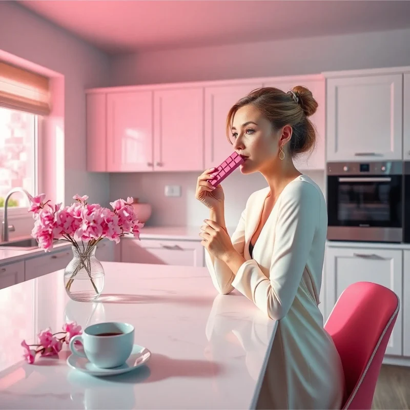 Angel Hair Schokolade rosa - mit Granatapfel, Vanillearoma, Engelshaar Zuckerwatte & Pistaziencreme - 60 Gramm Tafel - Dubai Schokolade 2.0