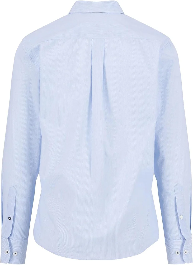 Fynch-Hatton Langarm Freizeithemd Blau