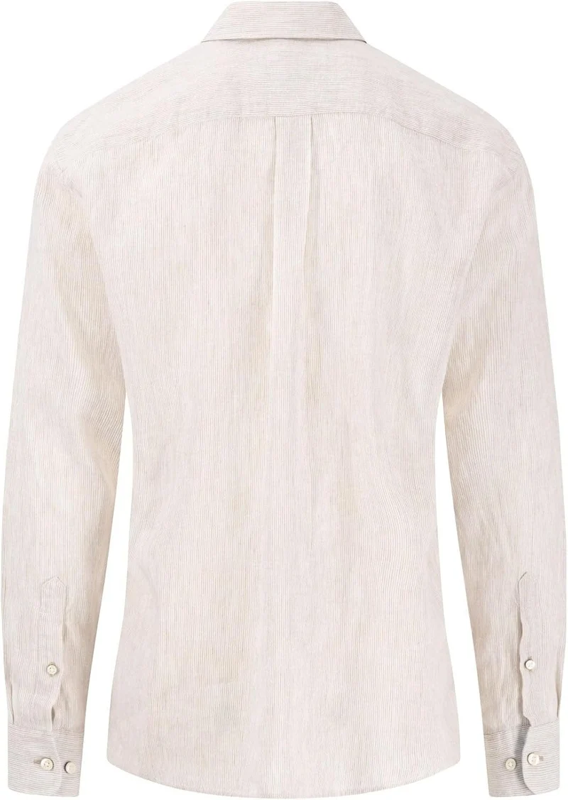 Fynch-Hatton Langarm Freizeithemd Beige