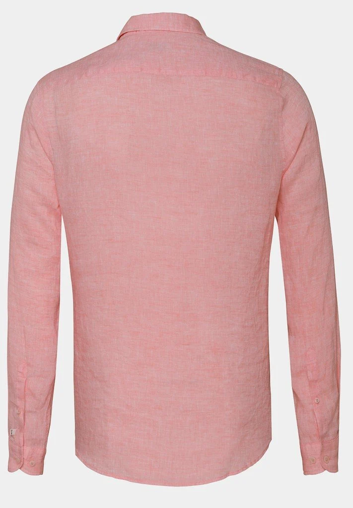Hatico PURE- Casual Hemd Langarm, uni hellrot - 100061114
