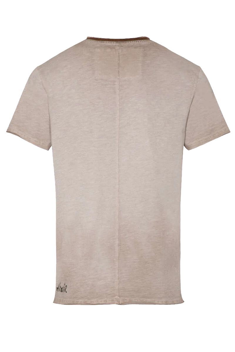 Herren Trachtenshirt Hirschmotiv