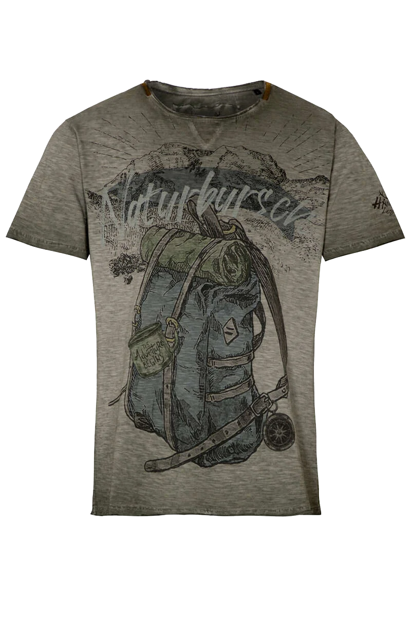 Herren Trachtenshirt 'Naturbursche'