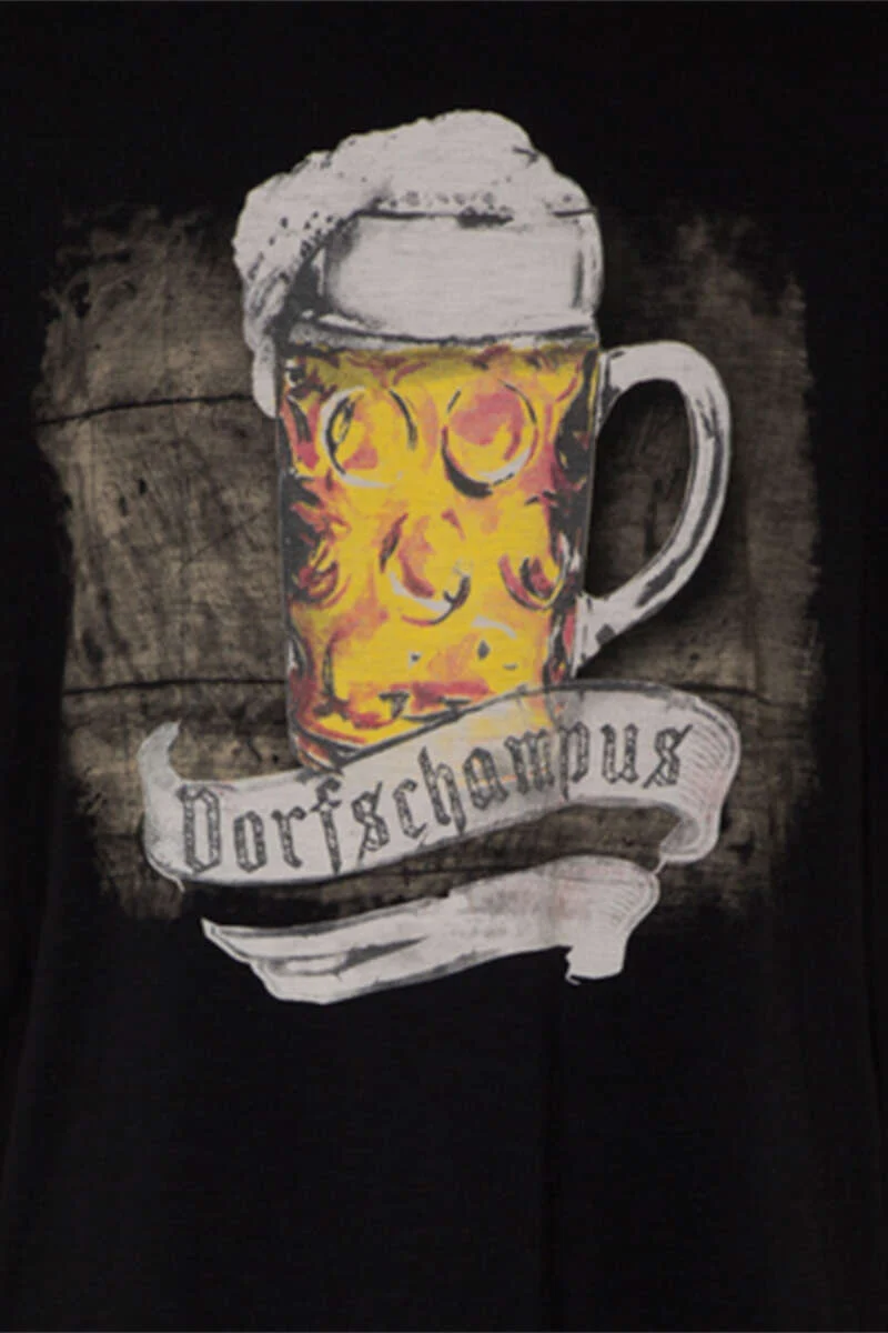 Herren Trachtenshirt 'Dorfschampus'