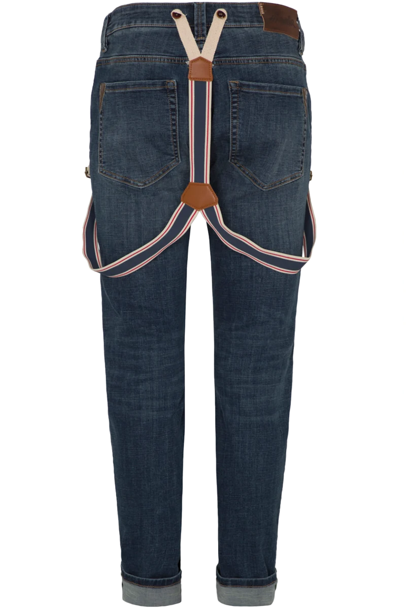 Herren Trachtenjeans mit Hosenträger