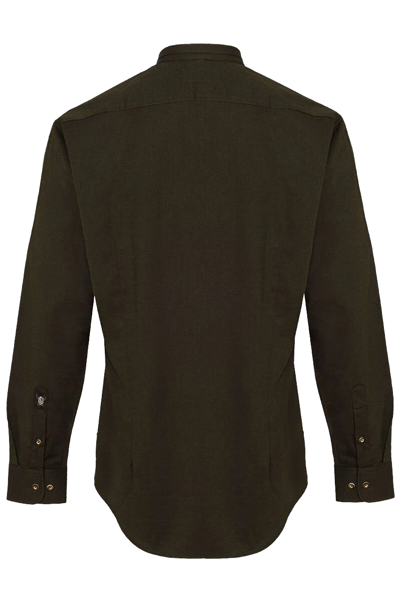 Herren Trachtenhemd gemustert Tailored Fit - dunkelgrün