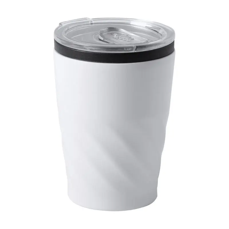 Ripon 350 ml Thermobecher in Reinweiß – Eleganter Isolierbecher für unterwegs