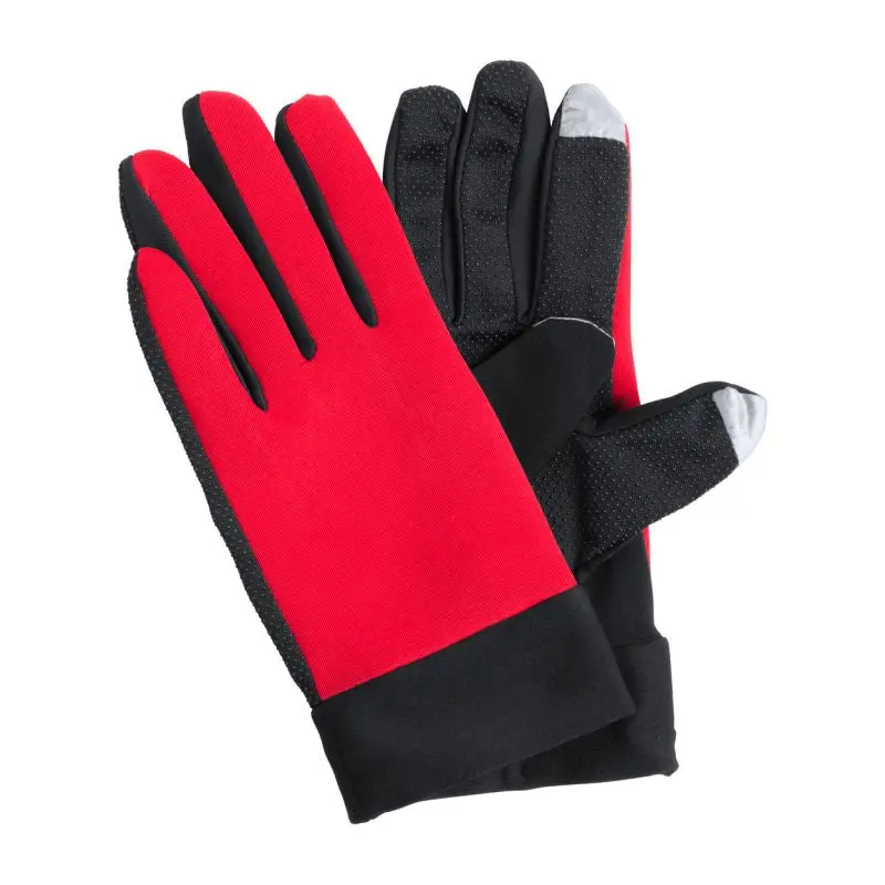Vanzox Touchscreen-Sporthandschuhe - Rot-Schwarz: Praktische Accessoires für aktive Smartphone-Nutzer