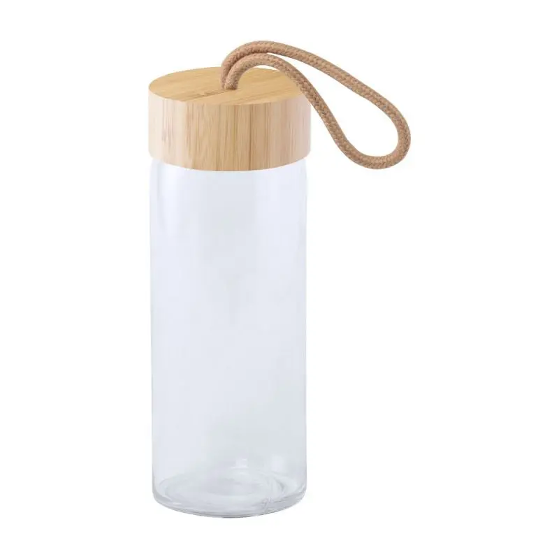 Burdis Transparente Trinkflasche, 430 ml, Klar & Langlebig, Ideal für den Alltag