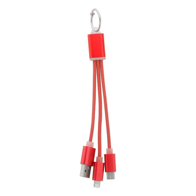 Scolt USB-Ladekabel - Rot Hochwertiges, Schnellladendes Kabel für Alle Ihre Geräte