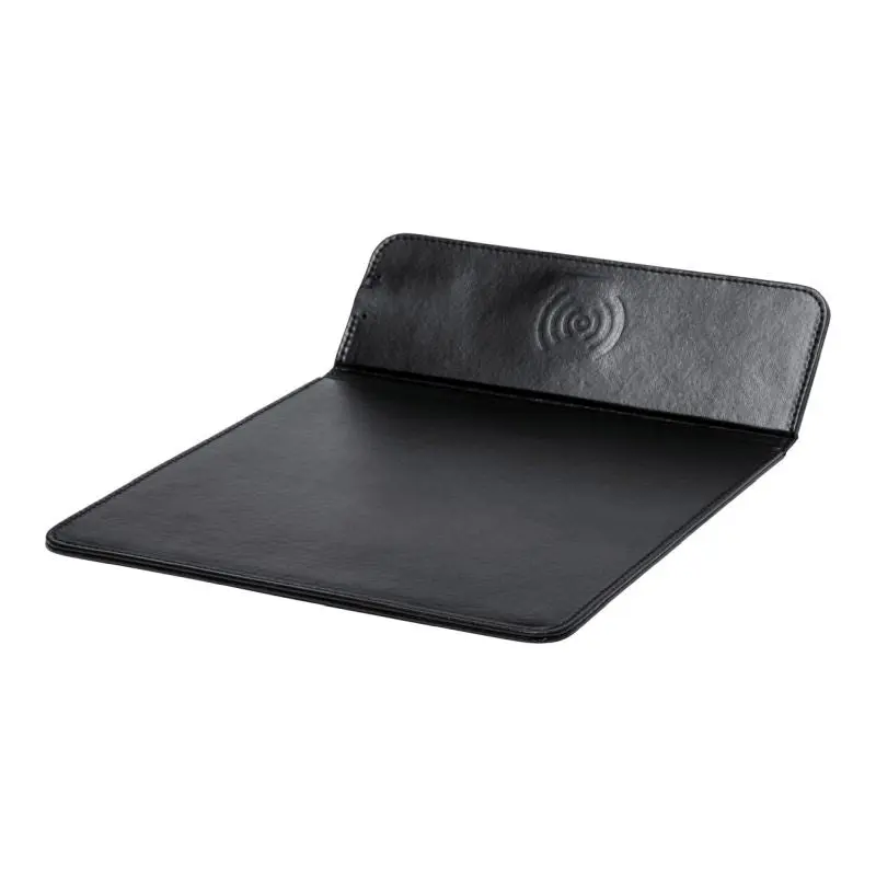Dropol Kabelloses Ladepad-Mousepad - Elegant Schwarz, 100 Zeichen