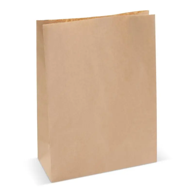 Kraftpapier-Tragetasche 70g, groß 22x10x30 cm - ökologisch, stabil