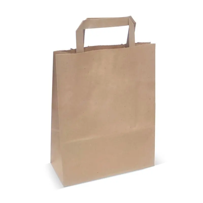 Paper Bag Papiertragetasche 70 g/m², 28x10x22 cm - Braun Umweltfreundliche Tragetasche