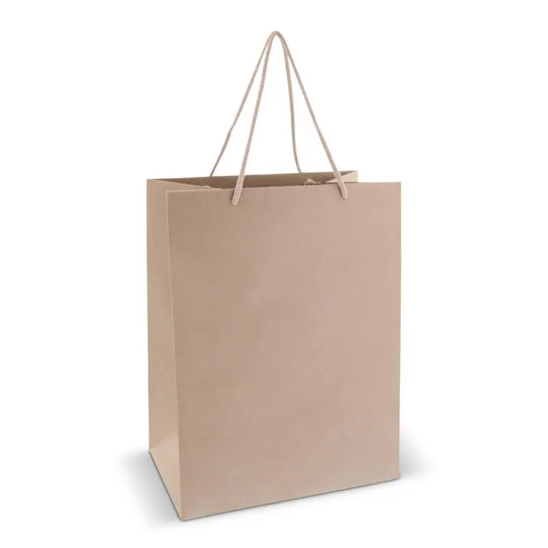 Geschenktüte aus Papier 120g/m² 30x20x40 cm - Braun Robuste und stilvolle Geschenkverpackung