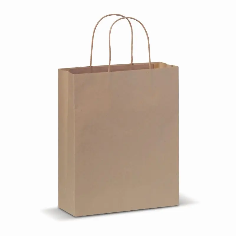 Papiertragetasche mittel 90 g/m² - Braun Umweltfreundliche und robuste Tragetasche