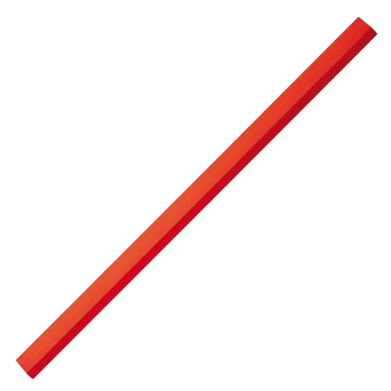 Robuster 25cm Zimmermannsbleistift in Leuchtendem Rot
