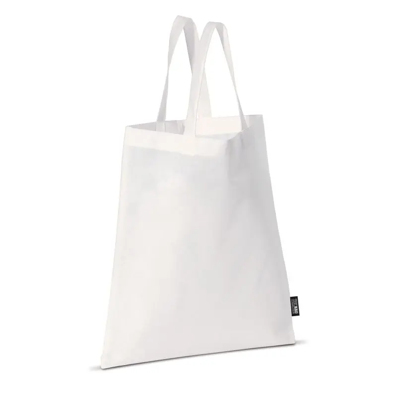 weiße Non-Woven Tasche: Non-Woven Tragetasche in Weiß - Leicht und praktisch, 75g/m²