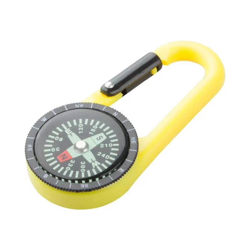 Clark Karabiner in Gelb-Schwarz – Robust & Auffällig, Ideal für Outdoor-Einsatz