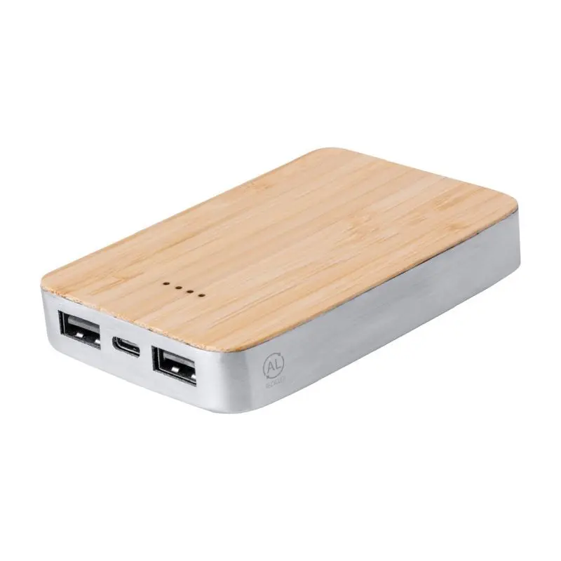 Leistungsstark und elegant: Newin Powerbank – Silber