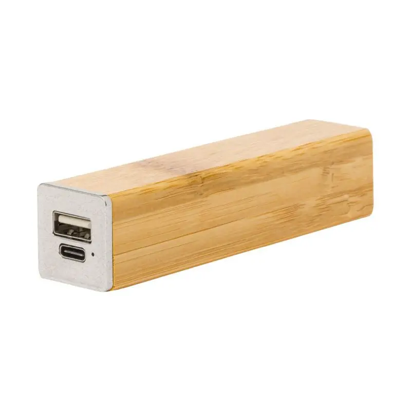 Godimer Naturfarbene Powerbank - Tragbare Energielösung