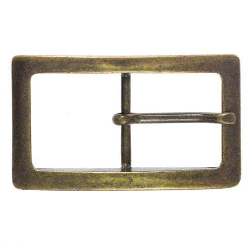 Gürtelschnalle mit Dorn Messingfarben 30 mm – Metallschnalle SM-27