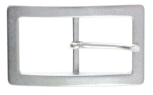 Gürtelschnalle schlicht Silberfarben 30 mm – Metallschnalle SM-47