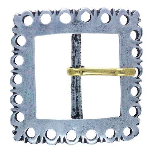 Gürtelschnalle Dornschließe Silberfarben 35 mm – Metallschnalle SM-25