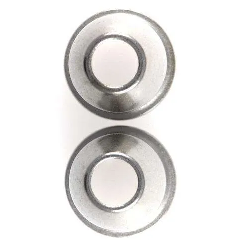 Kordelenden Silberfarben – Metall KOE-7