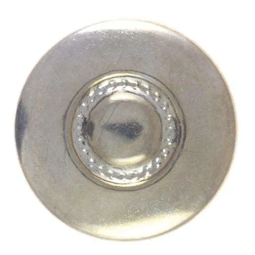 Druckknopf Klassisch Silberfarben – Metallknopf NK-204