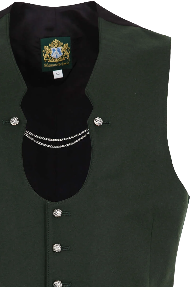 Traditionelle Lodenweste mit Kette