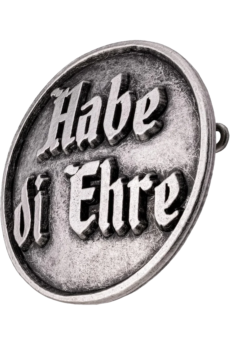 Trachten-Anstecker mit Spruch