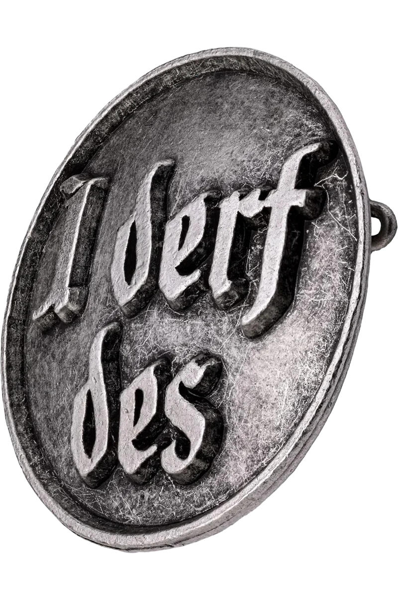Trachten-Anstecker mit Spruch