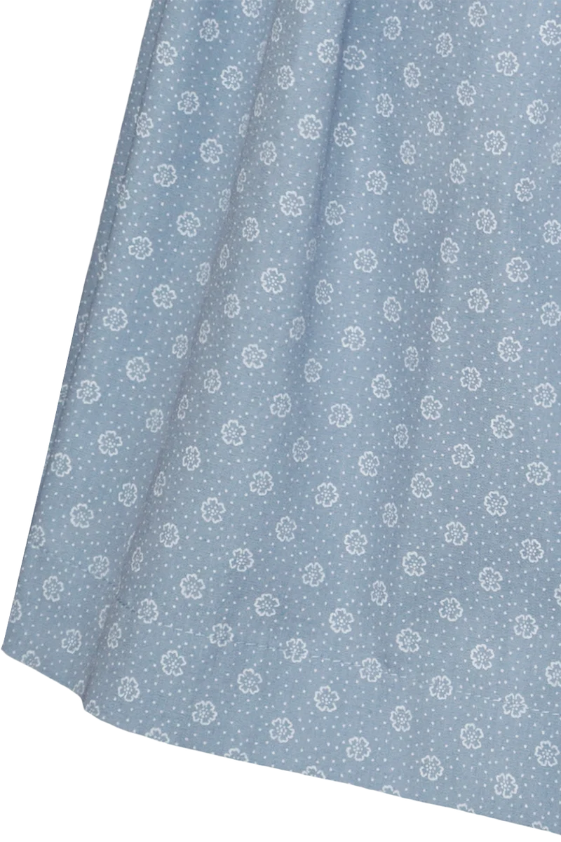 Kinderdirndl aus Baumwolle mit Bluse - hellblau