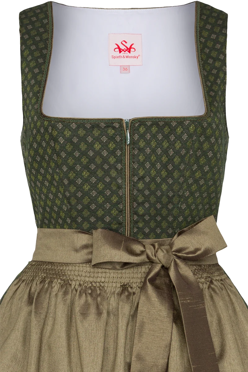 Midi-Dirndl mit Jacquardmuster