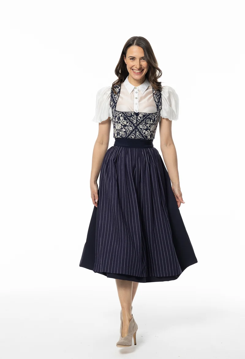 Dirndl mit Jacquard-Oberteil