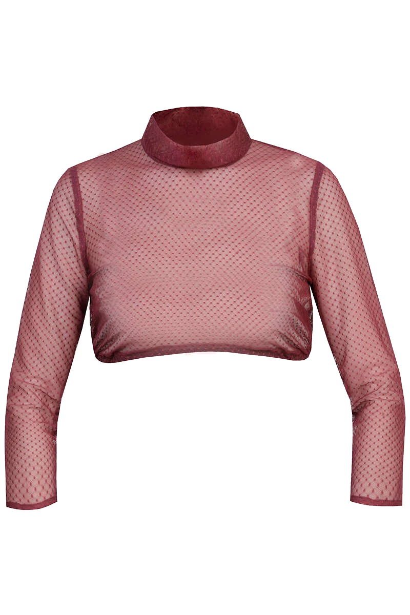 Dirndlbluse mit 3/4-Ärmeln