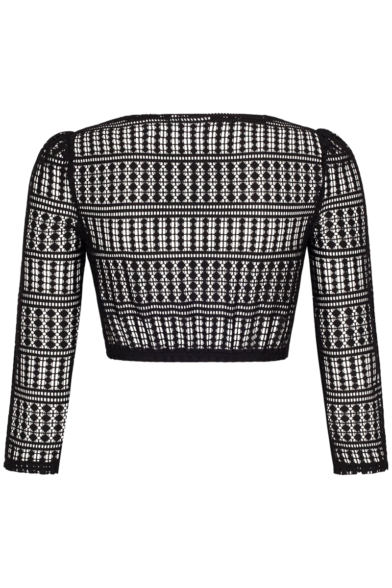 Dirndlbluse mit 3/4-Arm