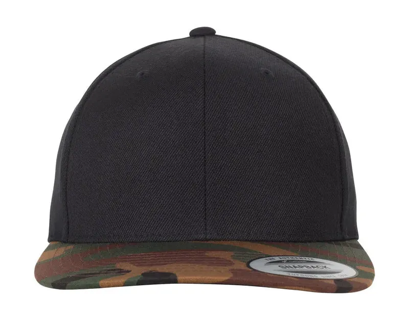 Klassische 2-Töne Camouflage Snapback Cap