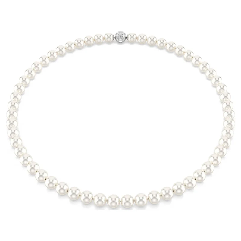 Swarovski Damen Matrix Halskette weiß 5747746