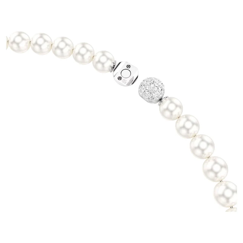 Swarovski Damen Matrix Halskette weiß 5747746
