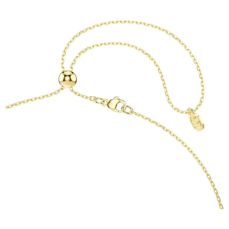 Swarovski Halskette Unisex Gema Anhänger Mehrfarbig Goldlegierungsschicht 5741587