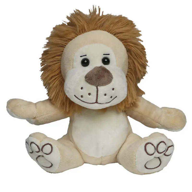 MiniFeet Löwe Rudi - Hellbraun Plüschlöwe Weich & Niedlich Deko & Spielzeug Geschenk
