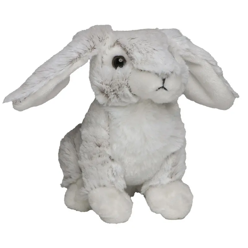 MiniFeet Hase Bettina - Grau Plüschhase Weich & Kuschelig Deko & Spielzeug Geschenkidee