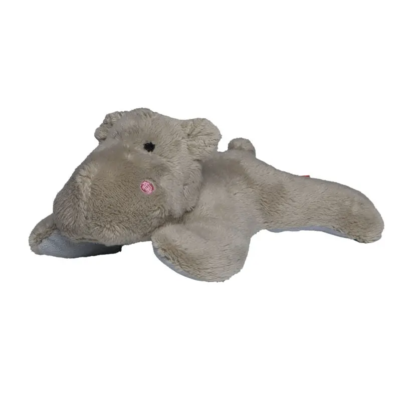 MiniFeet Bildschirmreiniger Nilpferd - grau - Stoffnilpferd, Monitorreiniger, Plüschreiniger
