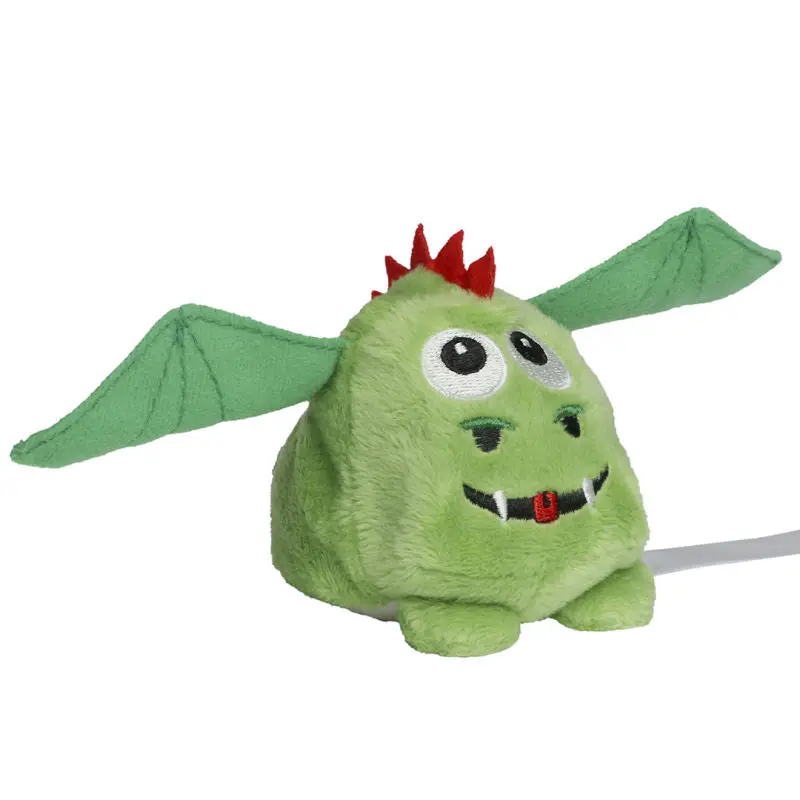 MiniFeet Drache - hellgrün - Stoffdrache, Kuscheltier, Plüschdrache