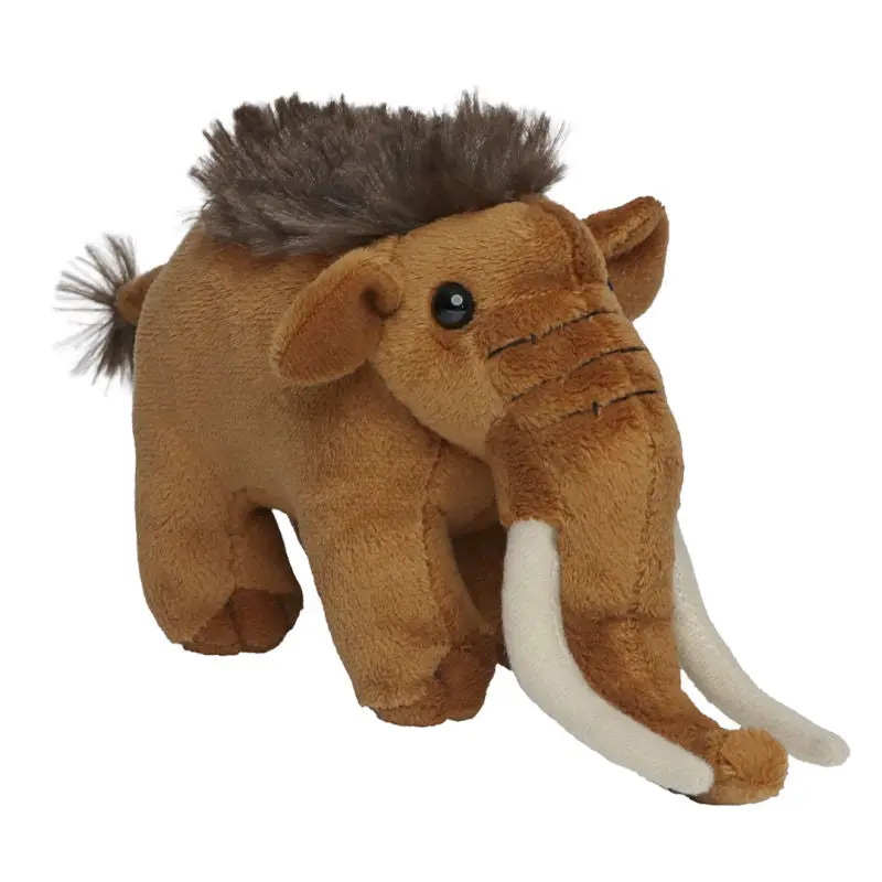 MiniFeet Plüsch-Mammut Manni in Braun - Urzeitlicher Spielgefährte